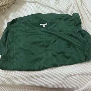 Lunya silk pj top emerald